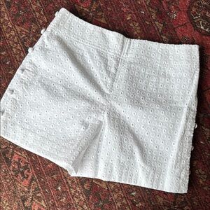 NWT Club Monico White Eyelet Women's Shorts